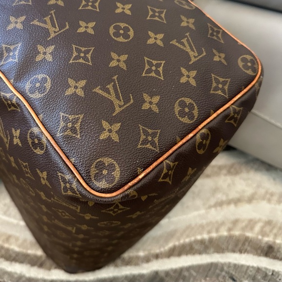 LOUIS VUITTON SPEEDY 40 MONOGRAM CANVAS VACHETTA LEATHER TOTE SATCHEL TRAVEL BAG - Picture 10 of 16